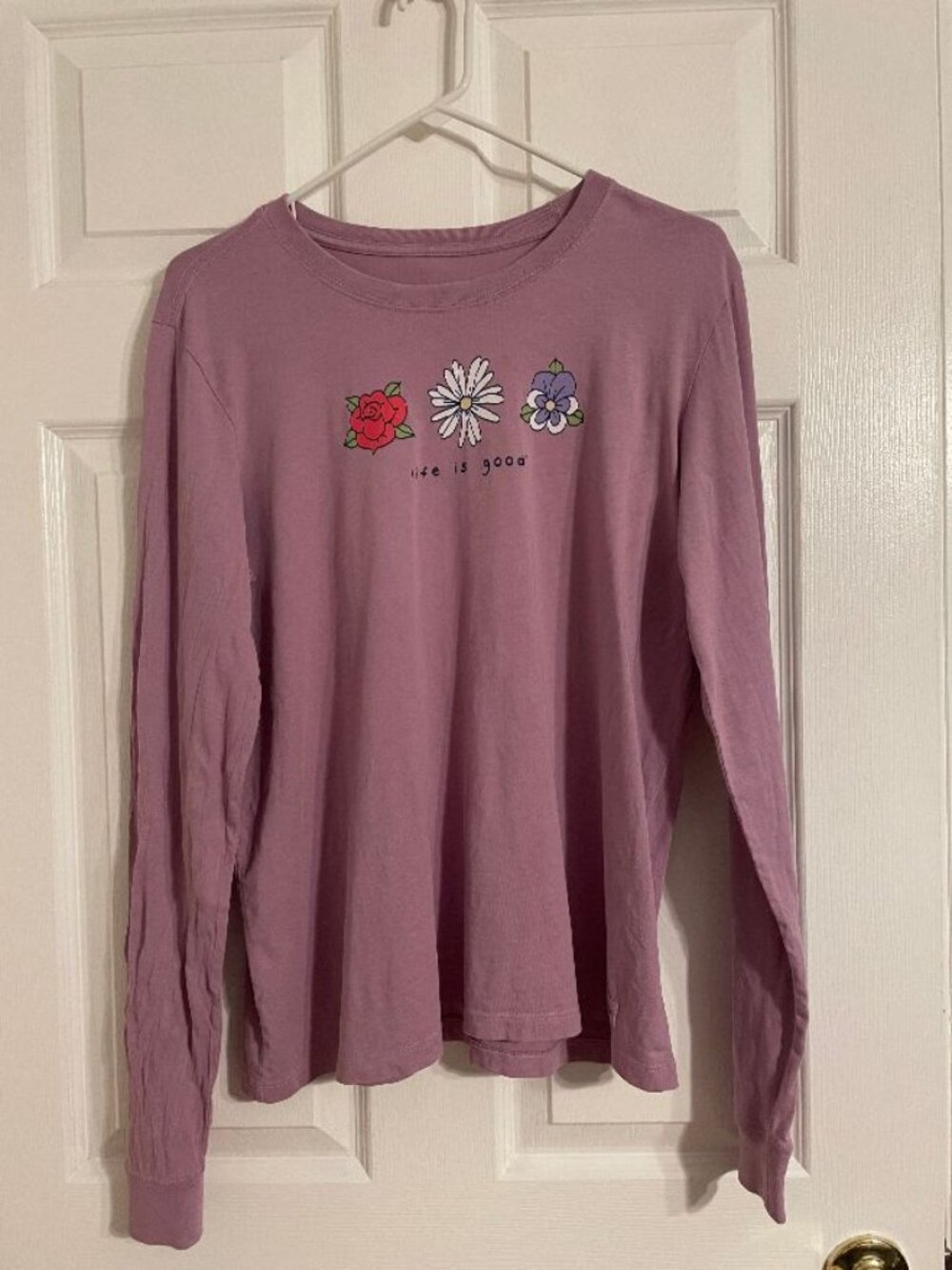 Life Is Good Crusher Tee long sleeve - worn once!  LARGE